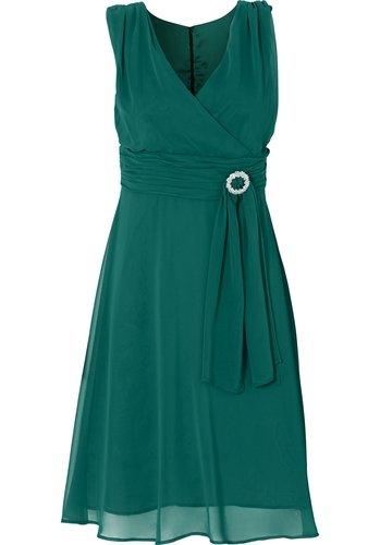 sheego style Sheego Style Abendkleid grün, Größe 50 von SHEEGO STYLE