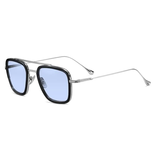 SHEEN KELLY Acetat High-End Tony Stark Sonnenbrille Nylon Linse Brillen für Männer Frauen Spinne Man Brille von SHEEN KELLY
