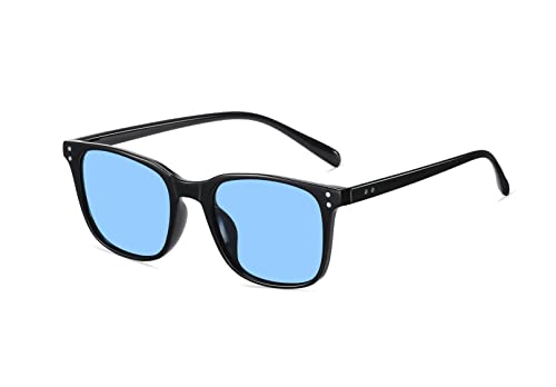 SHEEN KELLY TR90 Tony Stark Sonnenbrille Square für Herren Leopard Sunglass Women Classic Downey Sonnenbrille von SHEEN KELLY