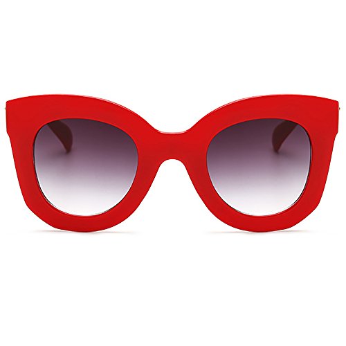 SHEEN KELLY Vintage Fett gedruckt Retro Oval Mod Dicker Rahmen Sonnenbrillen Runde Lens Clout Brille Cat eye schildkröte farbe Katzenaugen von SHEEN KELLY