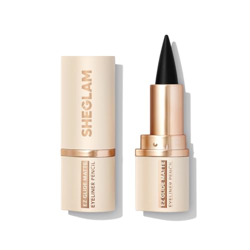 SHEGLAM Ez Glide Matter Eyelinerstift hochpigmentiert Smoky Eyes wischfest langanhaltend ultra-fein Cat Eye Black von SHEGLAM