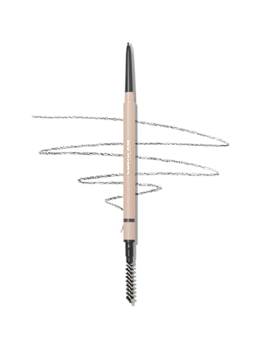 SHEGLAM Insta-Fill Augenbrauenstift Langanhaltend Nicht Klebrig Schweißfest Matt Augenbrauenstift Make-up-Gray von SHEGLAM