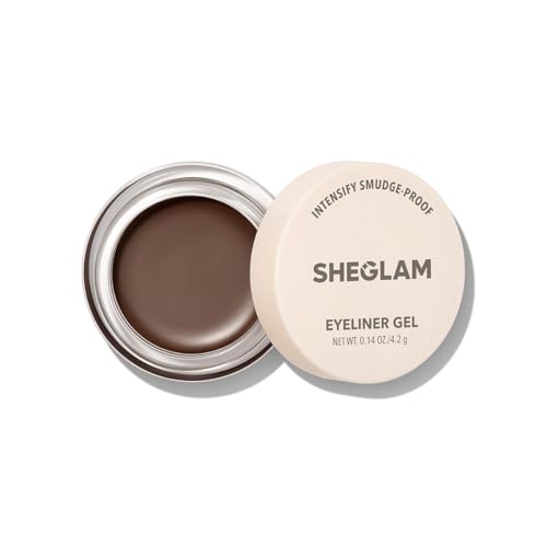SHEGLAM Intensify Gel-Eyeliner wischfest und wasserfest, hochpigmentiert, langanhaltend, matt, 3 Farben - Braun von SHEGLAM