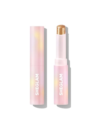 SHEGLAM Kristall Gel Glanz Stick Lidschatten Stick Eyeliner Aufheller Bleistift Wachsmalstift mit Pinsel, leicht zu verblenden langanhaltender schimmernder Lidschatten-Stick-Golden Girl SHEGLAM Kristall Gel Glanz Stick Lidschatten Stick Eyeliner Aufheller Bleistift Wachsmalstift mit Pinsel, leicht zu verblenden langanhaltender schimmernder Lidschatten-Stick-Golden Girl von SHEGLAM
