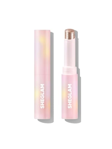 SHEGLAM Kristall Gel Glanz Stick Lidschatten Stick Eyeliner Aufheller Bleistift Wachsmalstift mit Pinsel, leicht zu verblenden langanhaltender schimmernder Lidschatten-Stick-Starlit Silver SHEGLAM Kristall Gel Glanz Stick Lidschatten Stick Eyeliner Aufheller Bleistift Wachsmalstift mit Pinsel, leicht zu verblenden langanhaltender schimmernder Lidschatten-Stick-Starlit Silver von SHEGLAM