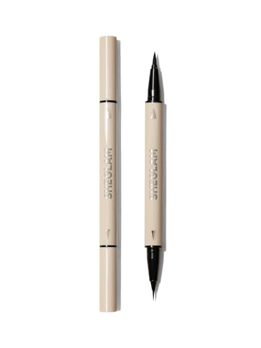 SHEGLAM Multi-Tasker Line & Detail Eyeliner Pen-Black, 2-in-1, wasserfest, ultrafein SHEGLAM Multi-Tasker Line & Detail Eyeliner Pen-Black, 2-in-1, wasserfest, ultrafein von SHEGLAM