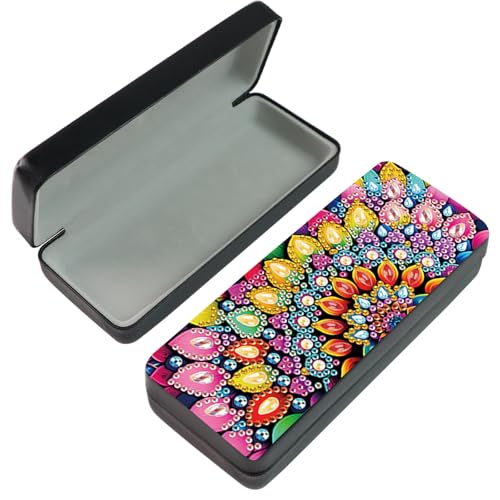 SHEGZHUC Diamond Painting Brillenetui Hardcase 16x6.8cm Diamant Malerei Tragbare Sonnenbrillen Aufbewahrung Glasses Case für Damen und Herren || Mandala Blumen Bunt SHEGZHUC Diamond Painting Brillenetui Hardcase 16x6.8cm Diamant Malerei Tragbare Sonnenbrillen Aufbewahrung Glasses Case für Damen und Herren || Mandala Blumen Bunt von SHEGZHUC