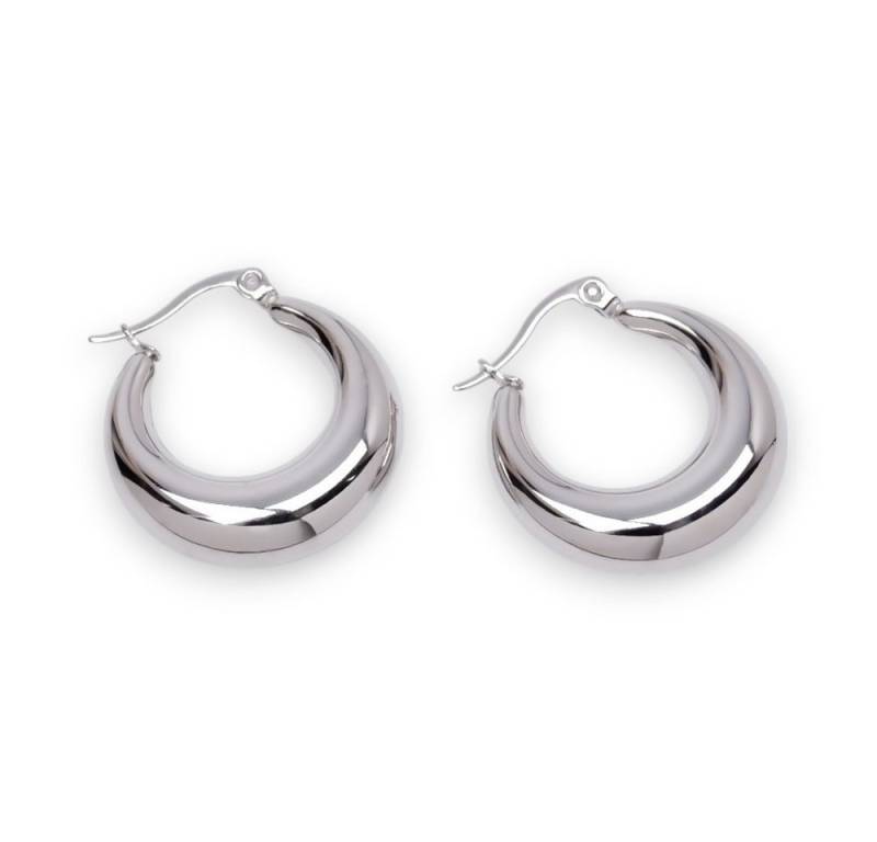 SHELAGO Paar Creolen Chunky Hoop Ohrringe, leichte Statement Creolen von SHELAGO