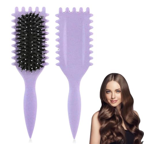 Haarbürste zum Definieren von Locken, lockige Haarbürste zum Entwirren, Kämmen, Formen und Definieren von Locken für Frauen und Männer, perfekt geformte und definierte Locken, Entwirrende Haarbürste von SHENGRUI