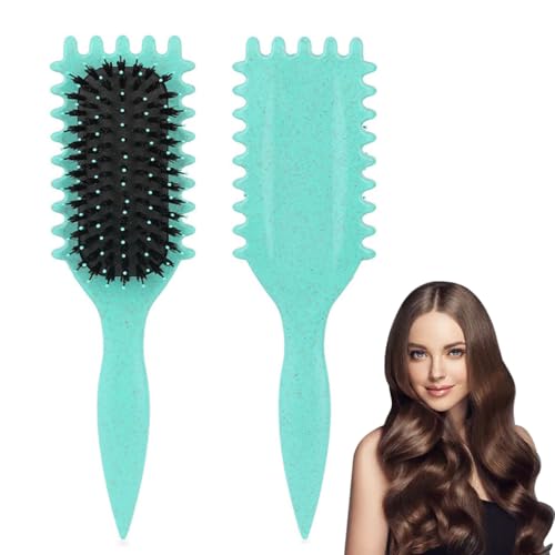 Haarbürste zum Definieren von Locken, lockige Haarbürste zum Entwirren, Kämmen, Formen und Definieren von Locken für Frauen und Männer, perfekt geformte und definierte Locken, Entwirrende Haarbürste von SHENGRUI