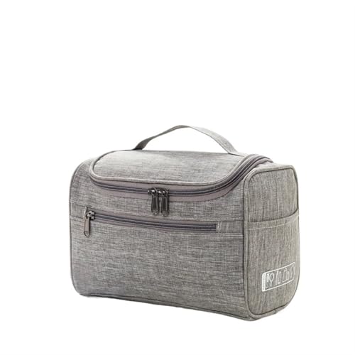 Kulturtaschen Hook Up for Frauen Kosmetiktasche Reise-Organizer Männer Make-up-Tasche Make-up Fall Badezimmer Kulturbeutel Waschen(Grey) von SHENJMAI