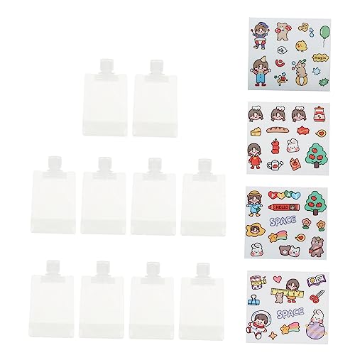 1 Satz Flüssigkeitsverpackungsbeuteln Selbststehende Auslaufsichere Kosmetikbehälter für Shampoo Lotion und Körperpflege für Damen und Herren Reisen von SHERCHPRY