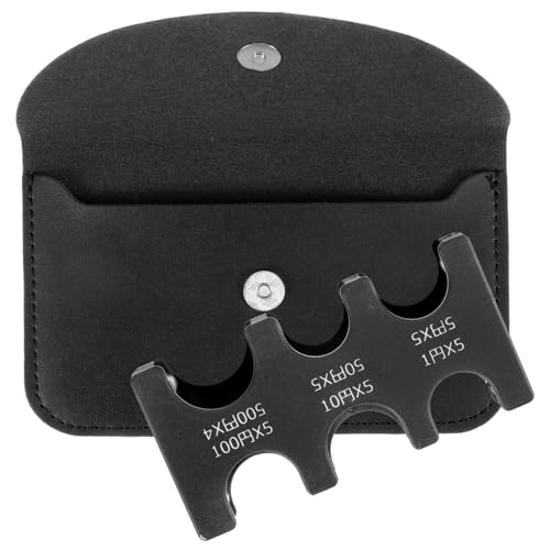 SHERCHPRY Kleine Münzbörse Damen mit Münzhalter Kleiner Geldbörsen Organizer mit Knopfverschluss Praktische Geldbörse für Reisen und Alltag von SHERCHPRY