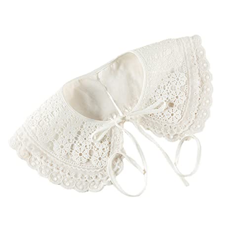 SHERCHPRY Bestickter Spitzenkragen Kleidungsaccessoire Gefälschte Kragen Stickerei Spitze Schal Decor Für Damen Westen Tanktops Abendkleider von SHERCHPRY