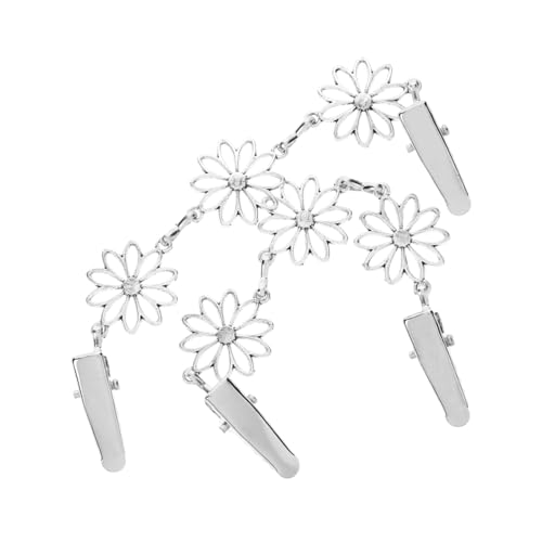 2 Stück Pullover Clips Schalclips Vielseitige Cardigan Clips für Blusen Retro Brosche für Kleidung für Mode Styling von SHERCHPRY