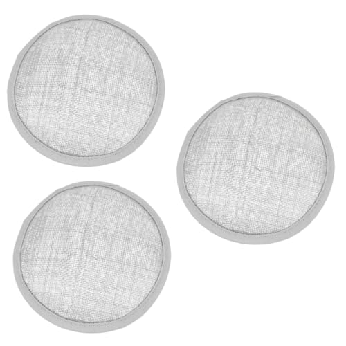 SHERCHPRY 3stücke Rundes Basis-hut Hochwertigem Für Stilvolle Kopfaccessoires Für Hutgestaltung Und Besondere Anlässe von SHERCHPRY