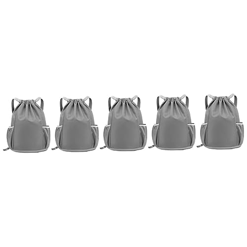 5st Reisetasche Basketballtasche Schuhorganisator Sporttasche Mit Kordelzug Zugbeutel Mit Flaschenhalter Sportrucksack Zugbeutel Mit Schuhfach Mann Ausrüstung Nylon Fußball von SHERCHPRY