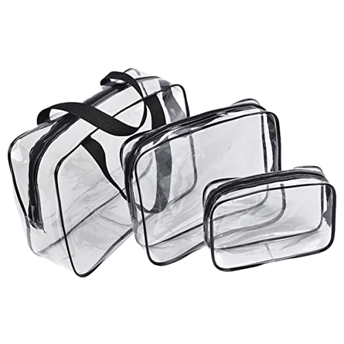 6 Stk Tragbare Kosmetiktasche Durchsichtiger Make-up-beutel Kosmetik-organizer-tasche Schillernde Kosmetiktasche Klare Kosmetiktasche Bilden Reisen Pvc Aufbewahrungstasche von SHERCHPRY