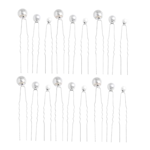 60Stücke Haarnadeln U Förmige Perlen Haarschmuck für Bräute Boxen Accessoire für Damen 60Stücke Haarnadeln U Förmige Perlen Haarschmuck für Bräute Boxen Accessoire für Damen von SHERCHPRY