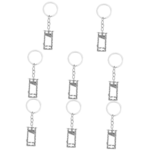 SHERCHPRY 8stücke Vintage Guillotine Schlüsselanhänger Für Halloween Deko Schlüsselring Mit Kreativen Halloween-Elementen Für Taschen Und Rucksäcke von SHERCHPRY
