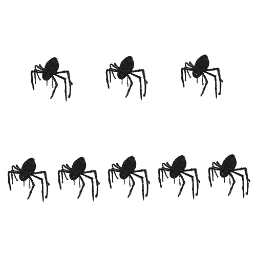 8st Spinnenrucksack Ranzen Rücksack Halloween-dekorationstasche Simulation Spinnendekoration Halloween-süßigkeitstüte Zubehörtasche Für Spinnen Kind Süssigkeit Requisiten Stoff von SHERCHPRY
