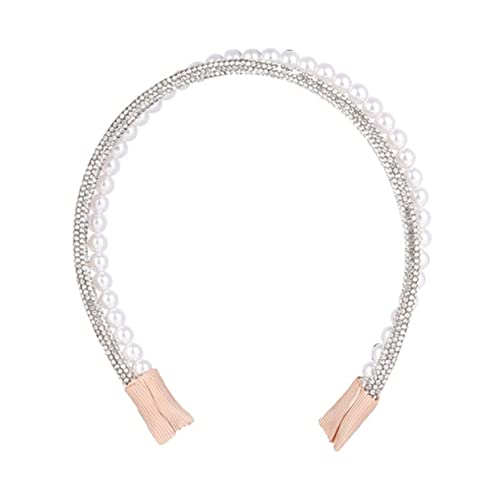 SHERCHPRY Perlenstirnband Mit Strass Und Kunstperlen Haarschmuck Aus Stirnband Für Party Geburtstag Hochzeit Weihnachten Und Besondere Anlässe von SHERCHPRY