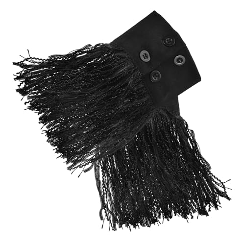 SHERCHPRY 1paar Abnehmbare Handmanschetten Mit Fransen Für Damen Vielseitige Falsche Ärmel Für Halloween Und Weihnachtsfeiern Accessoire Stilverbesserung von SHERCHPRY