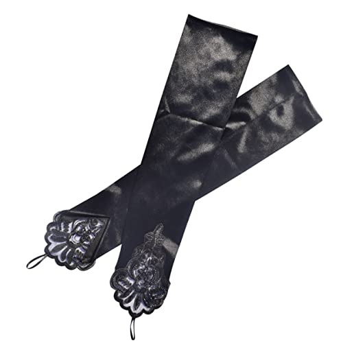SHERCHPRY 1paar Vintage Lange Satin Handschuhe Für Damen Elegante Party Und Hochzeitsaccessoires Für Kostüme Und Festliche Anlässe von SHERCHPRY