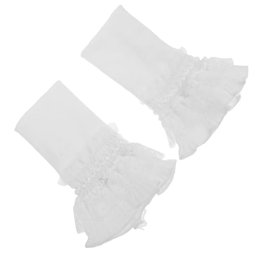 SHERCHPRY 1paar Dekorative Abnehmbare -manschetten Für Damen Fake Cuffs Polyester Für Bühnenauftritte Und Besondere Anlässe von SHERCHPRY