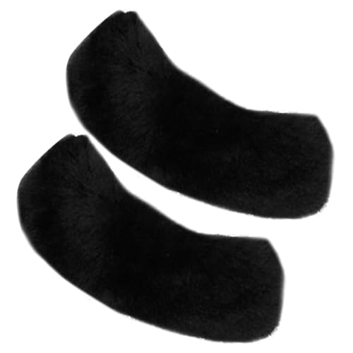 SHERCHPRY 1 Paar Flauschiges Dekor für Damenhausschuhe warme Schuhriemendekoration überziehschuhe schüsselset Hausschuhe für Damen Schnürsenkel warmes Dekor für Hausschuhe Hausschuhe-Liner von SHERCHPRY