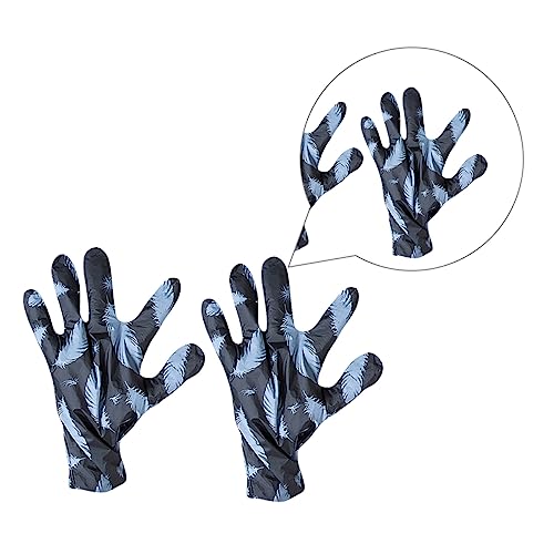 SHERCHPRY 1 Paar Handpflegemaske Feuchtigkeitsmaske Handschuhe Für Die Handpflege Feuchtigkeitsspendende Handmasken Pflegende Handmasken Aluminium-platin-papier Schwarz von SHERCHPRY