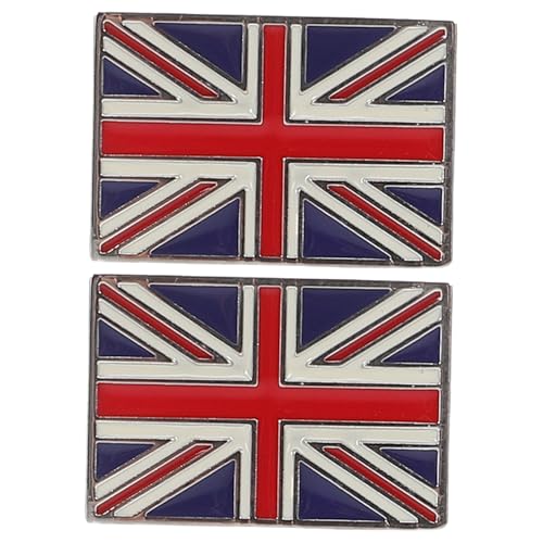 SHERCHPRY Manschettenknöpfe Britischer Flagge Für Business-anzüge Und Hemden Als Kleiderschmuck Und Anzugknöpfe Für Ärmel von SHERCHPRY