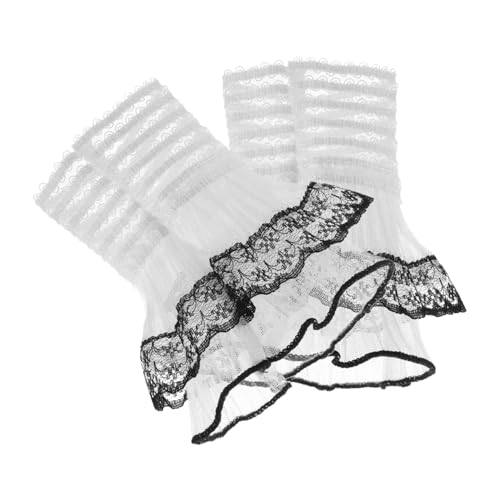 SHERCHPRY Spitzen-handgelenkmanschetten Für Damen Abnehmbare Handgelenkmanschetten Falsche Handärmel Spitze Abnehmbare Falsche Ärmel Ärmel Für Pullover Und Blusen von SHERCHPRY