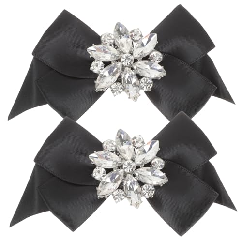 SHERCHPRY 1paar Schleifen-schuhe Clips Hochzeits-schuhverzierung Für Damen Abnehmbare Schuhschmuck Clips Für High Heels Und Flache Schuhe SHERCHPRY 1paar Schleifen-schuhe Clips Hochzeits-schuhverzierung Für Damen Abnehmbare Schuhschmuck Clips Für High Heels Und Flache Schuhe von SHERCHPRY