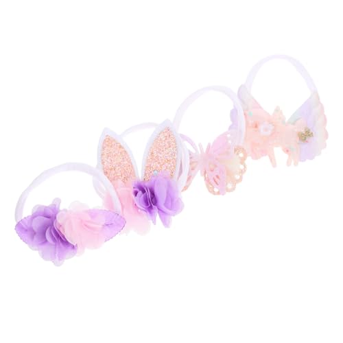 SHERCHPRY 1 Satz haarband süßes Stirnband mit Einhornflügeln ostern haarschmuck ostern haarreif deko Tiara Haarschmuck für Ostern Osterstirnband für Frauen Ohr Viererpack Zubehör Damen von SHERCHPRY