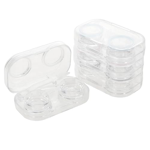 SHERCHPRY 4stücke Kontaktlinsenbehälter Organizer Und Einsetzwerkzeug Auslaufsichere Behälter in Großpackung Für Reisen Und Täglichen Gebrauch von SHERCHPRY