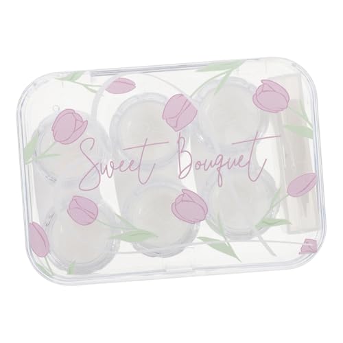 SHERCHPRY 1 Satz Kontaktlinsenbehälter Reiseetui Für Kontaktlinsen Kontaktinhaber Kontakte Durchnässen Lagerung Mädchen Zubehör Augen Tragbarer Kontaktbehälter Schmuck-reiseetui Violett Pp von SHERCHPRY