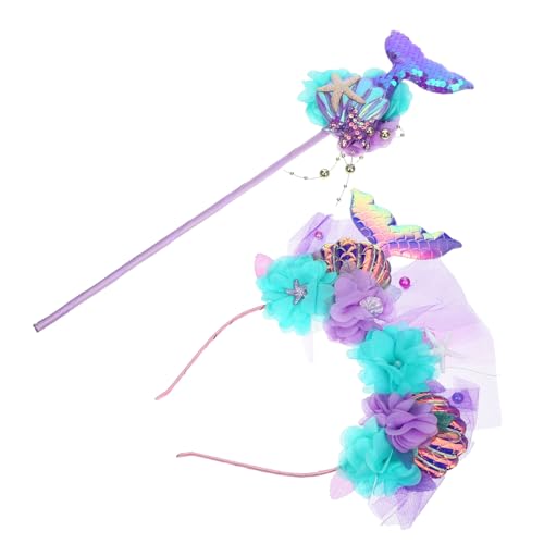 SHERCHPRY 1 Satz Meerjungfrau Stirnband Stick Tiaras Hoch Meerjungfrau-krone Für Meerjungfrau Geburtstagdekorationen Prinzessin Meerjungfrau Stirnband Mädchen Quinceanera Zubehör Stoff SHERCHPRY 1 Satz Meerjungfrau Stirnband Stick Tiaras Hoch Meerjungfrau-krone Für Meerjungfrau Geburtstagdekorationen Prinzessin Meerjungfrau Stirnband Mädchen Quinceanera Zubehör Stoff von SHERCHPRY