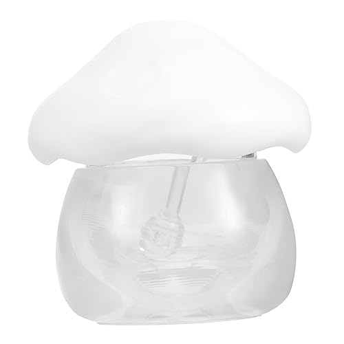 SHERCHPRY 1 Satz Mushroom Lip Gloss Röhrchen Nachfüllbare Transparente Kosmetikbehälter für Lippenbalsam Teiliges für Reisen DIY Projekte Tägliche Anwendung von SHERCHPRY