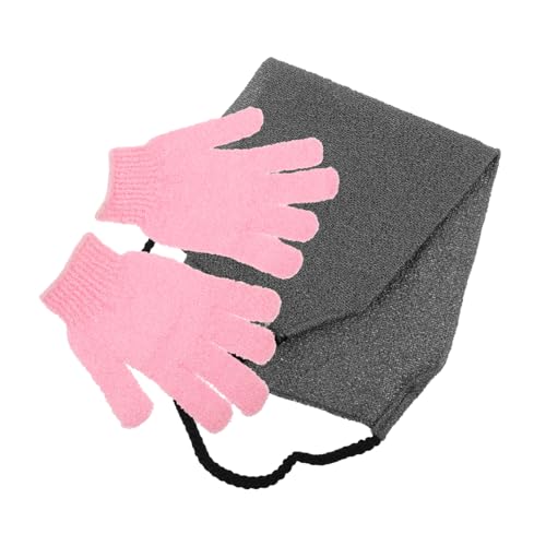 SHERCHPRY 1 Satz Satz Rückenpeeling aus Nylon Peeling Duschtuch Peeling-Handschuhe Körperpeeling für Luffa Rückenschrubber Peeling-Handtuch zum Gummi von SHERCHPRY