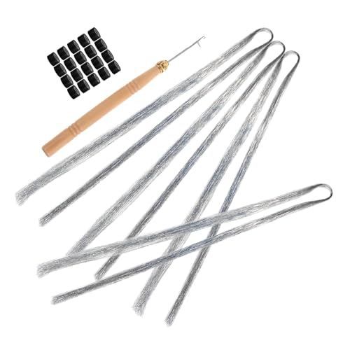 SHERCHPRY 1satz Glitzer Haarsträhnen Pet Haar Tinsel Häkelnadel Und Verbindungshülsen Für Frisuren Partys Und Besondere Anlässe Weiche Und Sichere Anwendung Für Strahlende Looks SHERCHPRY 1satz Glitzer Haarsträhnen Pet Haar Tinsel Häkelnadel Und Verbindungshülsen Für Frisuren Partys Und Besondere Anlässe Weiche Und Sichere Anwendung Für Strahlende Looks von SHERCHPRY