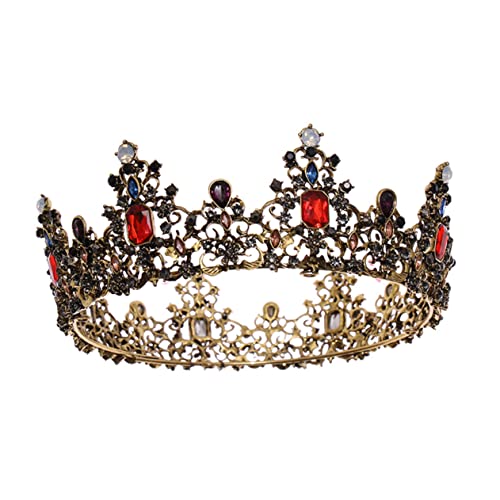 SHERCHPRY 1 Stück Barocke Tiara für Damen Kristallkrone Haarschmuck für Hochzeiten Partys und Fotoshootings Robuste Verarbeitung Perfektes für Bräute und Freundinnen von SHERCHPRY