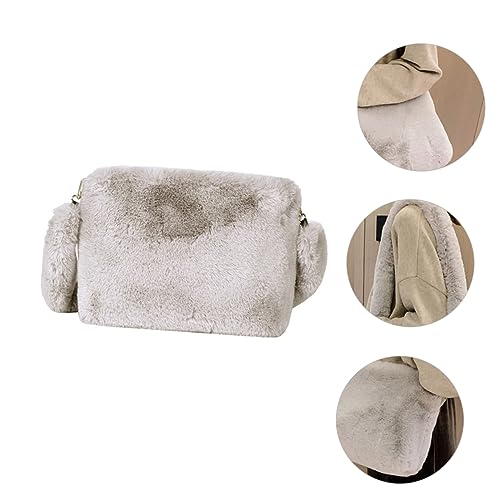 SHERCHPRY 1 Stück Große Kapazität Damen Schultertasche Plüsch Umhängetasche für Freizeit Shopping und Reisen Vielseitig Einsetzbar für Handys und Kosmetik SHERCHPRY 1 Stück Große Kapazität Damen Schultertasche Plüsch Umhängetasche für Freizeit Shopping und Reisen Vielseitig Einsetzbar für Handys und Kosmetik von SHERCHPRY