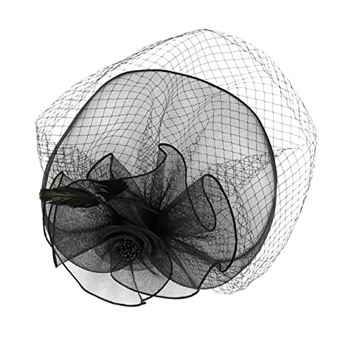 SHERCHPRY 1 Stück Haaraccessoire mit Blumenform Netz Haarspange für Hochzeiten Partys und Konzerte Kopfschmuck Design für Damen und Bräute von SHERCHPRY