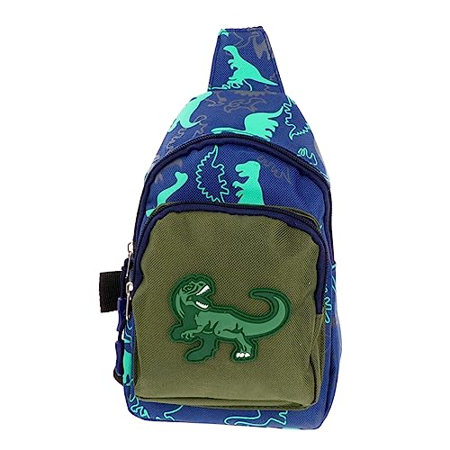 SHERCHPRY 1 STK Dinosaurier-gürteltasche Für Kinder Brusttasche Cartoon-kindertasche Riementasche Bauchtasche Cartoon Kinderbeutel Mode- Taillenpackungen Junge Nylon Rucksack Kleine Tasche von SHERCHPRY