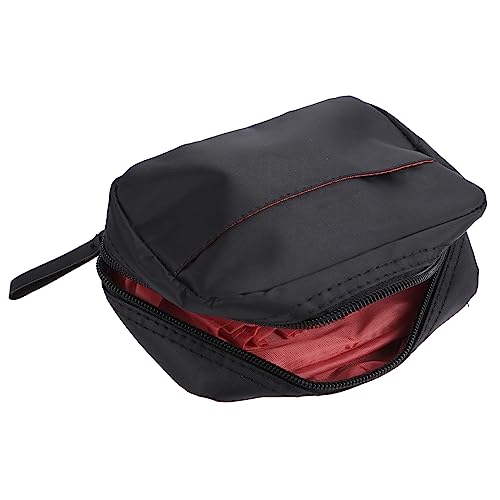 SHERCHPRY Kleine Kosmetiktasche Tragbarer Kulturbeutel für Reisen Make Up Organizer mit Reißverschluss für Damen und Herren für Flugreisen von SHERCHPRY