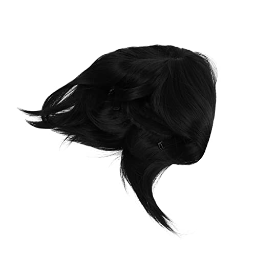 SHERCHPRY 1 Stück Kurze Bob Perücke für Damen und Mädchen Schwarze Cosplay Wig für Partys Halloween und Bühnenauftritte aus Hochwertigem Hitzebeständigem Material Gefertigt von SHERCHPRY