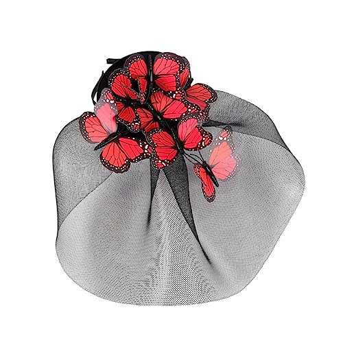 SHERCHPRY 1 Stück Mädchen Haarband aus Schwarzem und Netz Eleganter Haarschmuck für Partys Damen Haaraccessoire Einzigartiges Design für Besondere Anlässe von SHERCHPRY