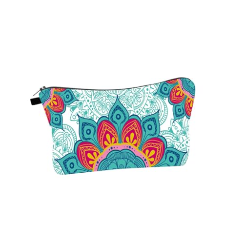 SHERCHPRY 1 Stück Mandala Kosmetiktasche für Damen Multifunktionale Aufbewahrung für Makeup Toilettenartikel Reisen Gym Camping Leicht Kompakt aus Strapazierfähigem von SHERCHPRY
