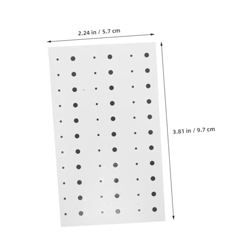 SHERCHPRY 10 Blatt Realistische Fake Malzeichen Gesichtstattoos Temporäre Make Up Aufkleber für Halloween Party Festival Natürliche Schönheitsflecken Look Clown Zubehör von SHERCHPRY